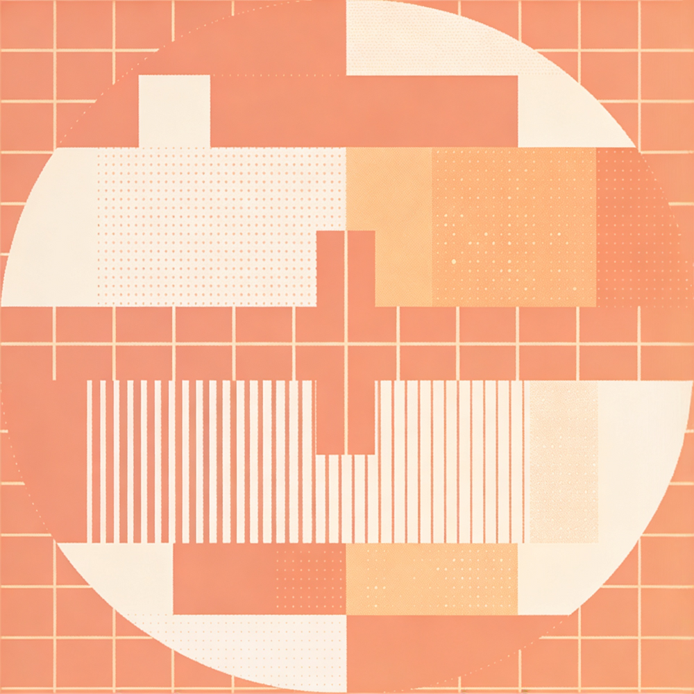 Memphis Design & Retro Geometrie – Grafische Wandbilder im Retro-Stil