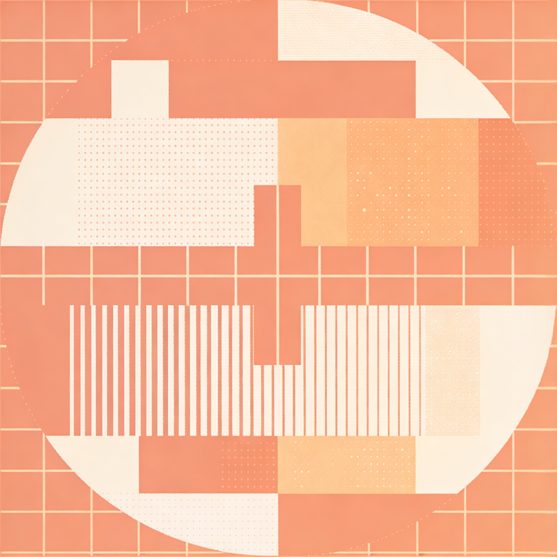 Memphis Design & Retro Geometrie – Grafische Wandbilder im Retro-Stil