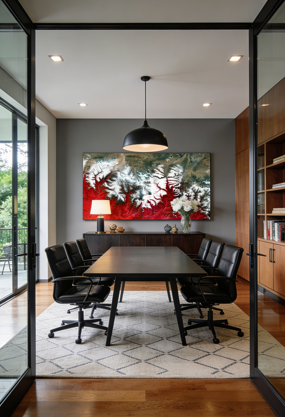 Wandgestaltung für Kanzleien und Besprechungsräume