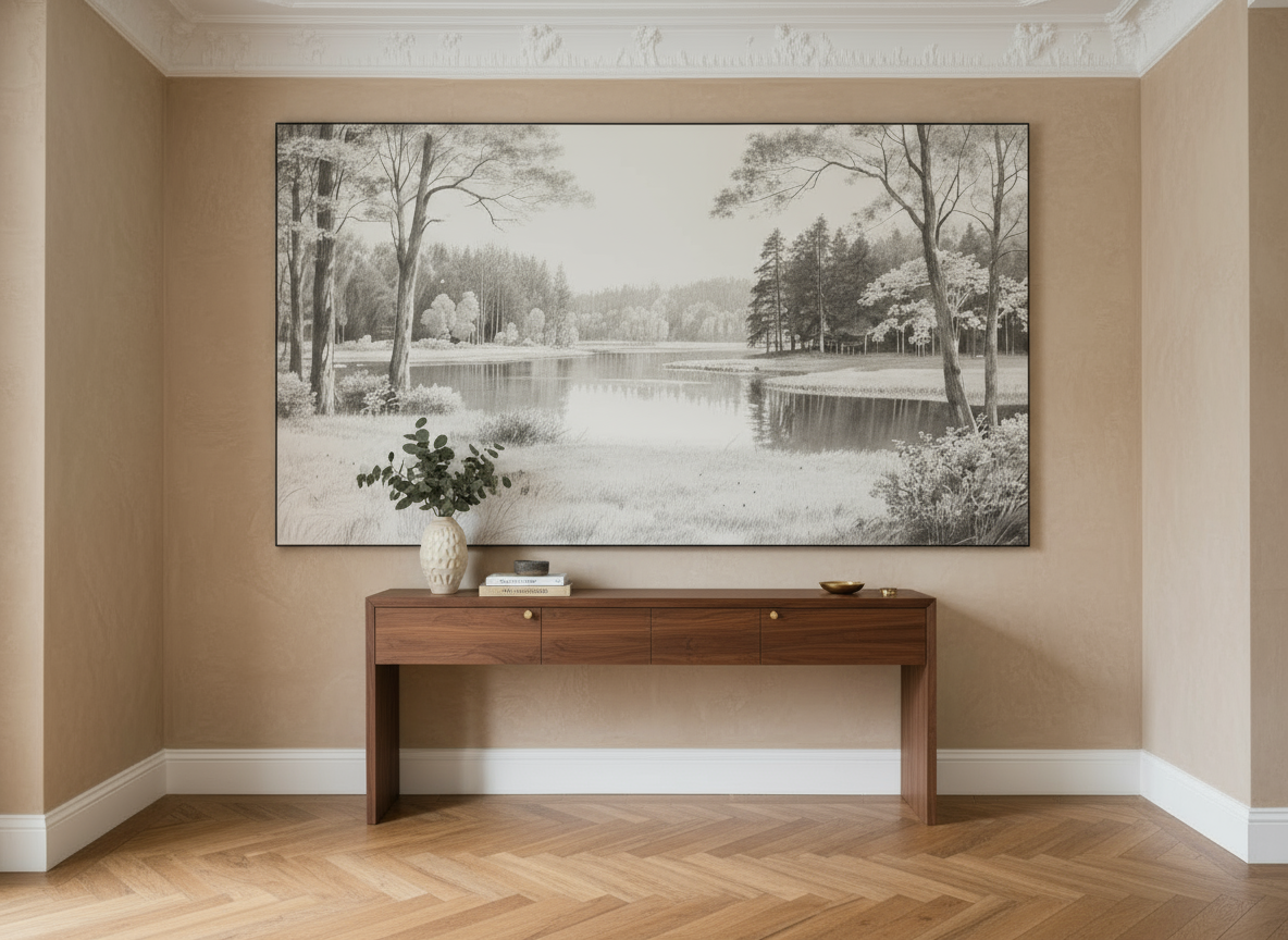 Unberührt - Wandbild Landschaft