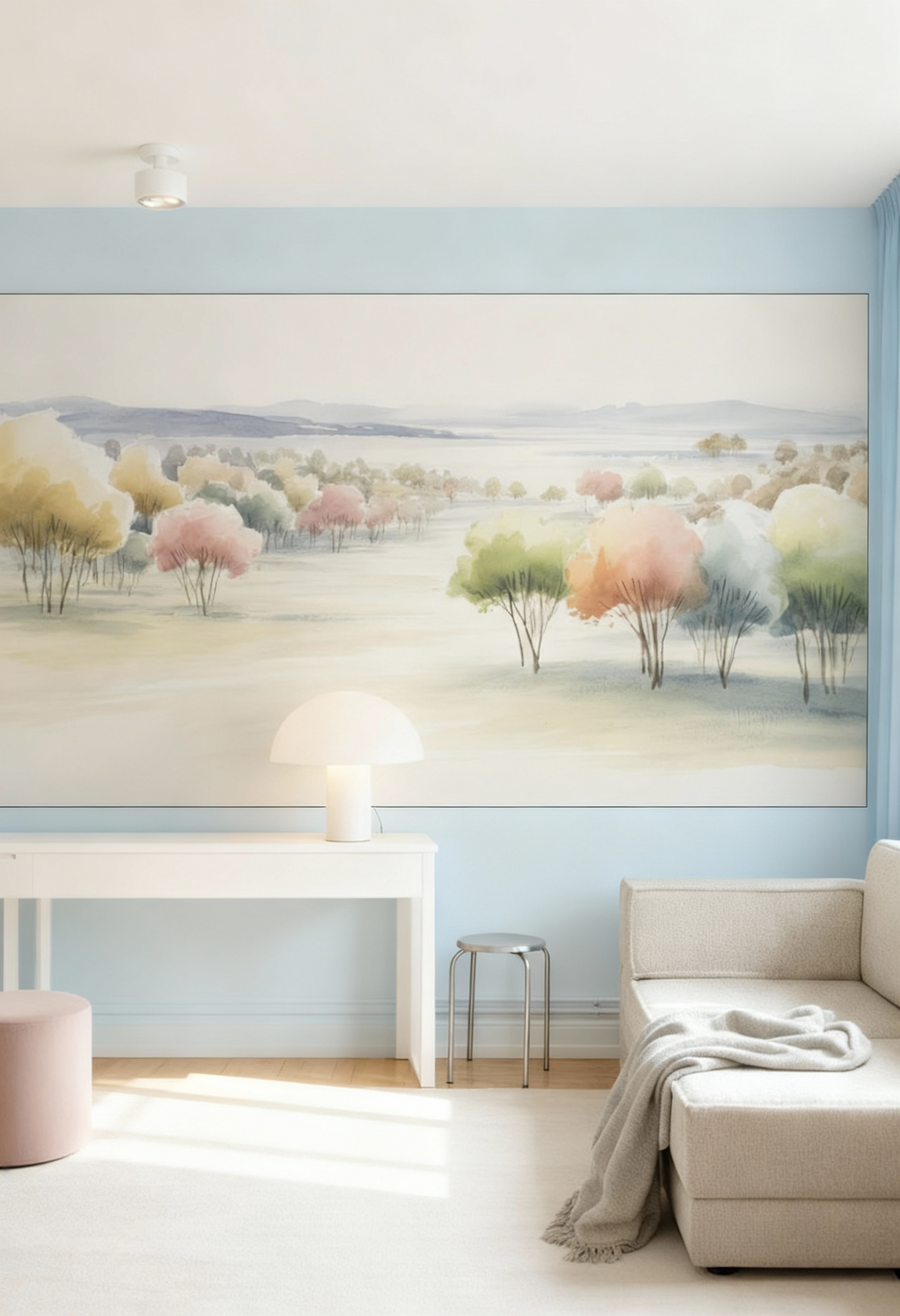 Familytrees in Watercolor – Landscape Picture