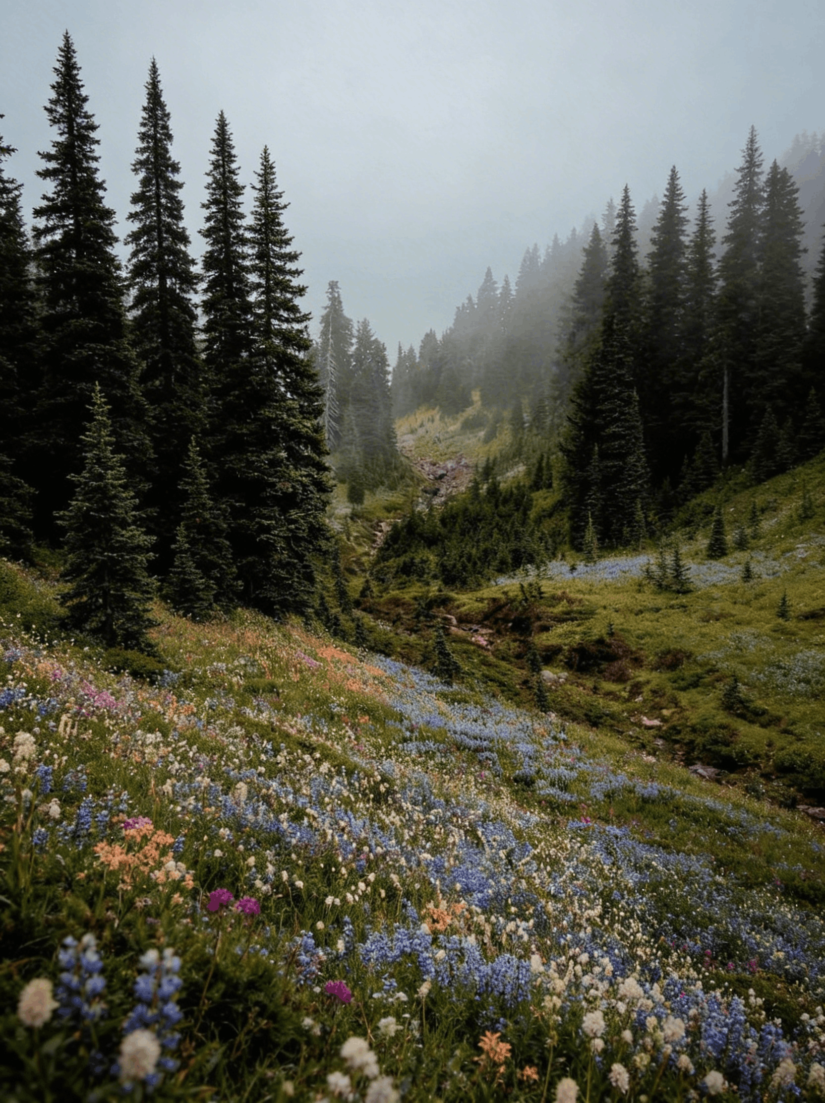 Berglandschaft Wandbild