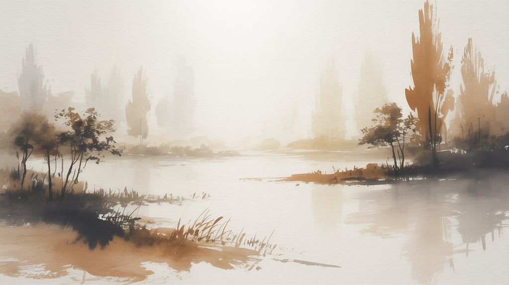 Brightful changes - Leinwandbild Landschaft