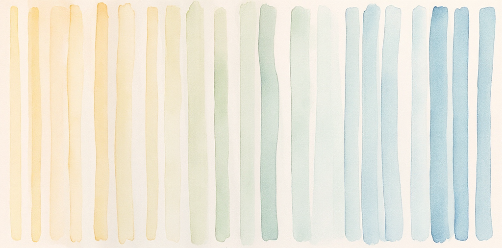 Yes, No, Maybe – Abstract Watercolor Gradient Wall Art