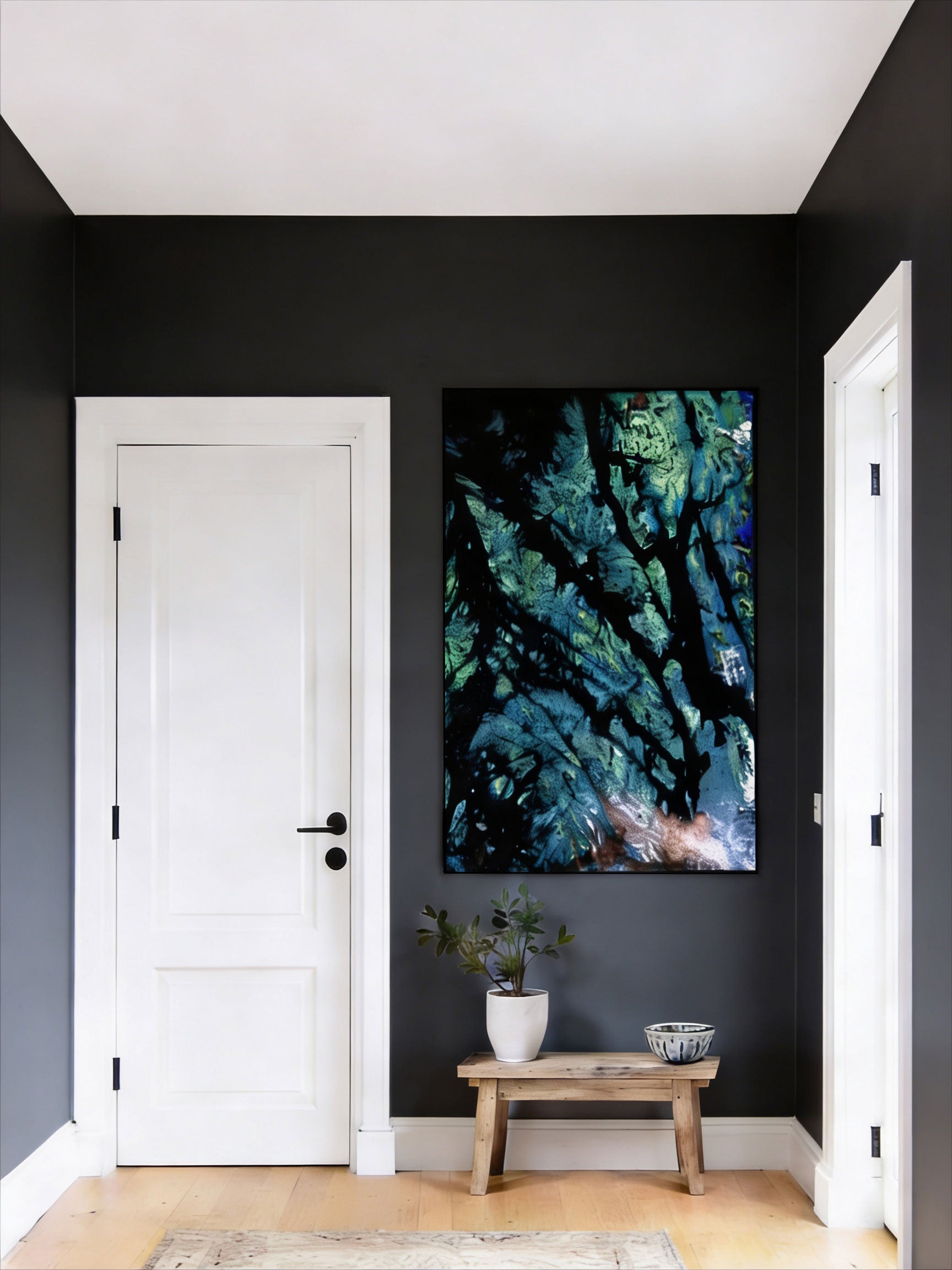 Art from Space - Patagonien von oben – Satellitenbild als Wandbild