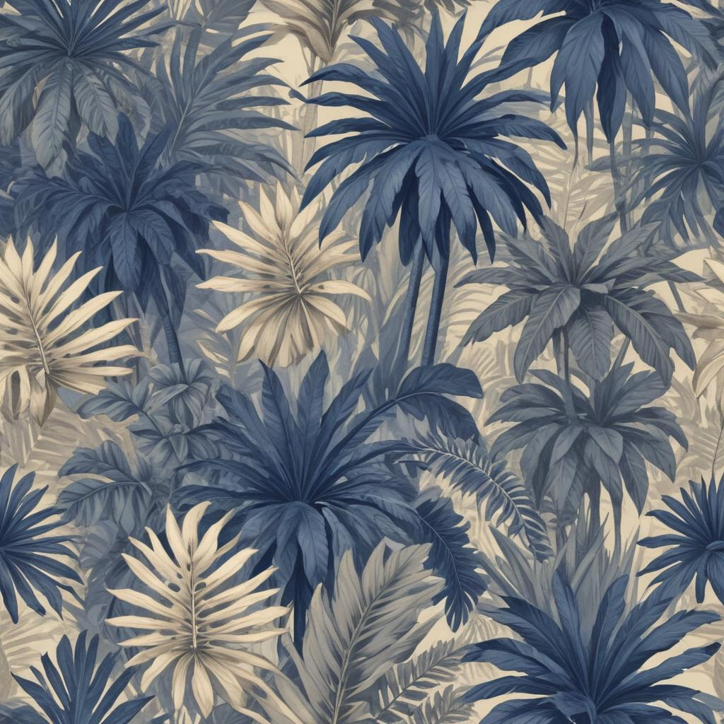 Hide & Seek – Wandbild Dschungel Blätter