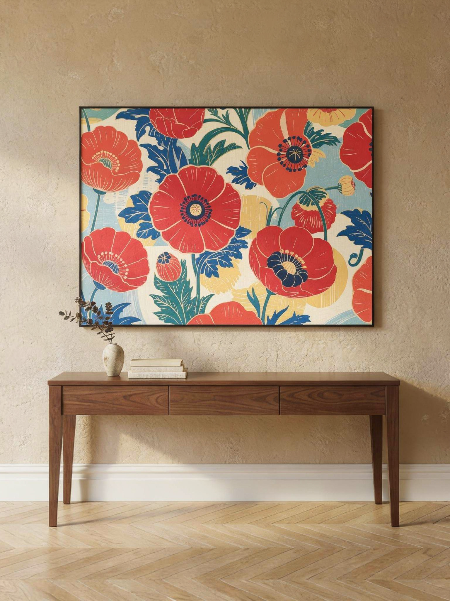 Japanese Garden – Wandbild Japanische Blumen