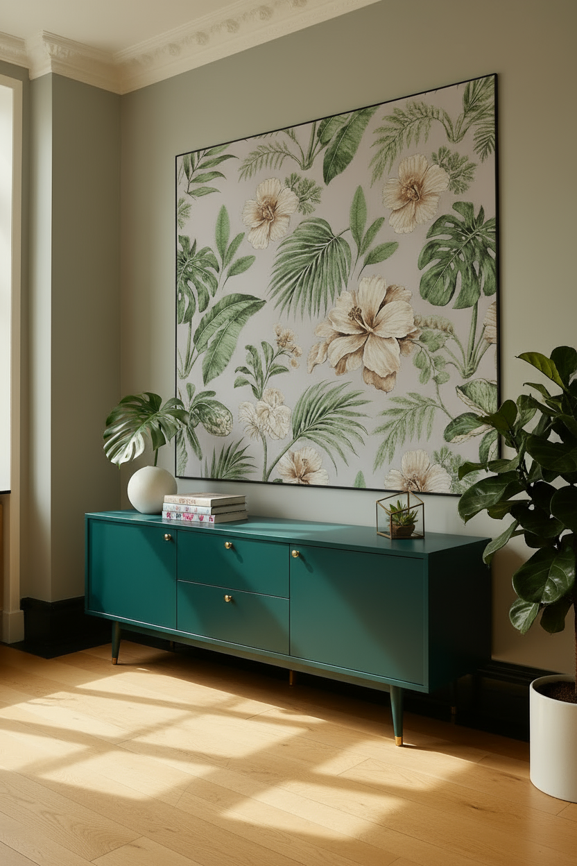 Botanical Beauty - Wandbild Blumen