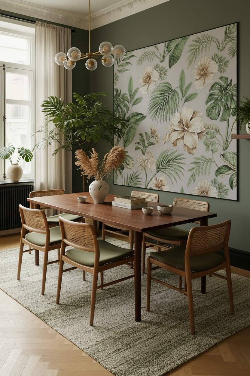 Botanical Beauty - Wandbild Blumen